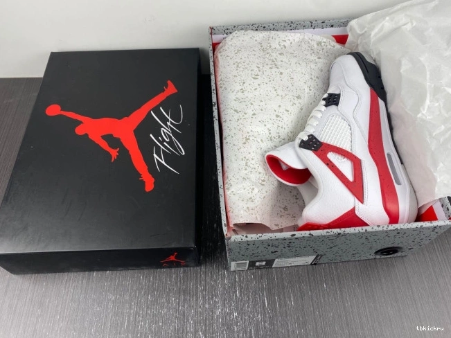 Rep TBK Jordan 4 Air Cement DH6927-161 Red 0702